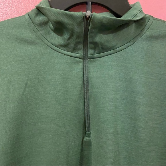 Nike Green Quarter Zip Size Small - Picture 3 of 4